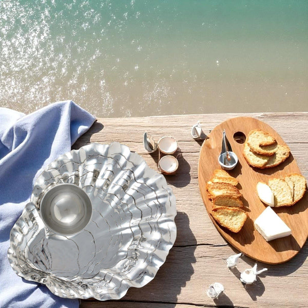 Oyster W/Pearl Chip & Dip