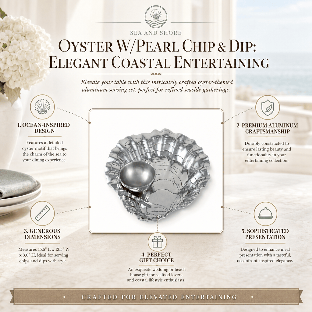 Oyster W/Pearl Chip & Dip