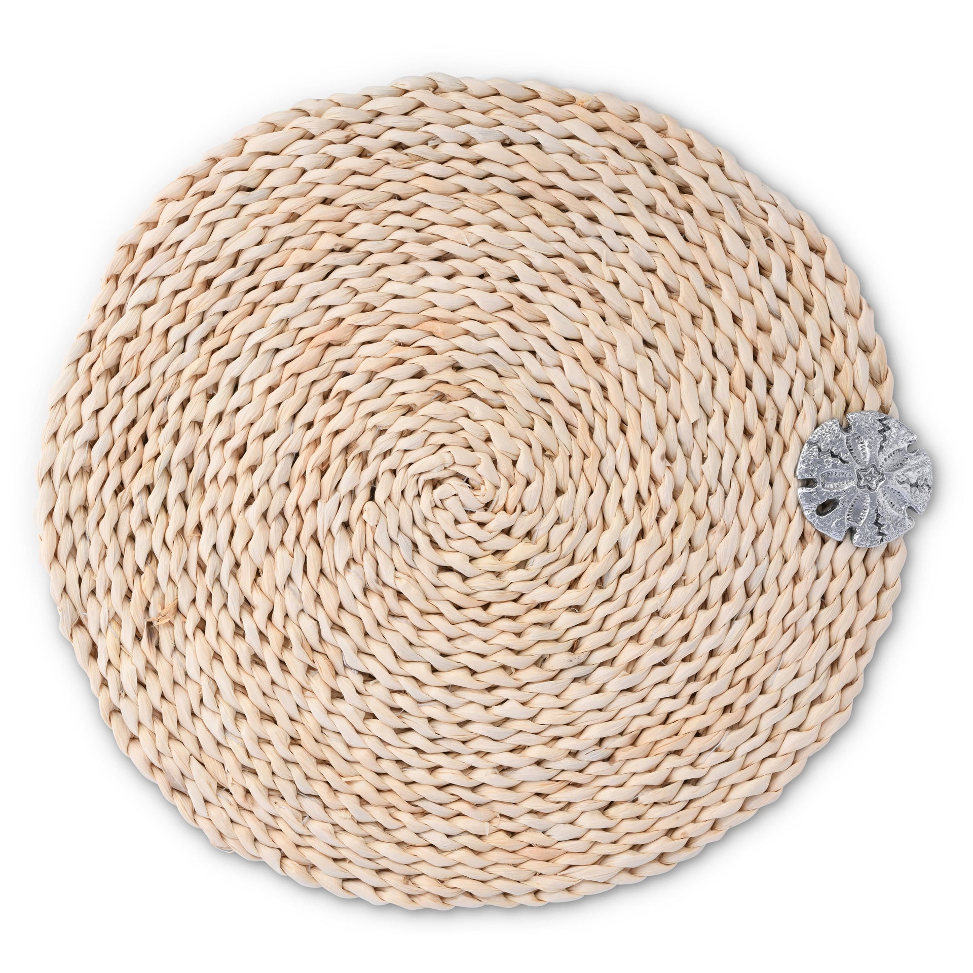 Sand Dollar Twisted Seagrass Placemats - set of 4 Arthur Court Designs