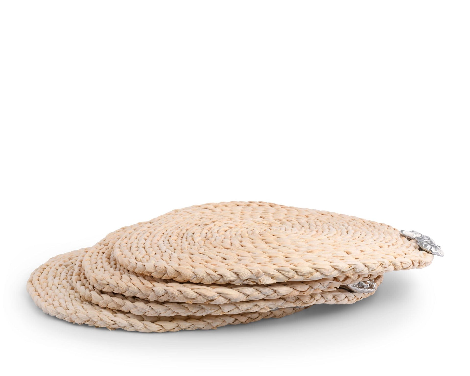 Sand Dollar Twisted Seagrass Placemats - Set of 4 by Arthur Court Designs