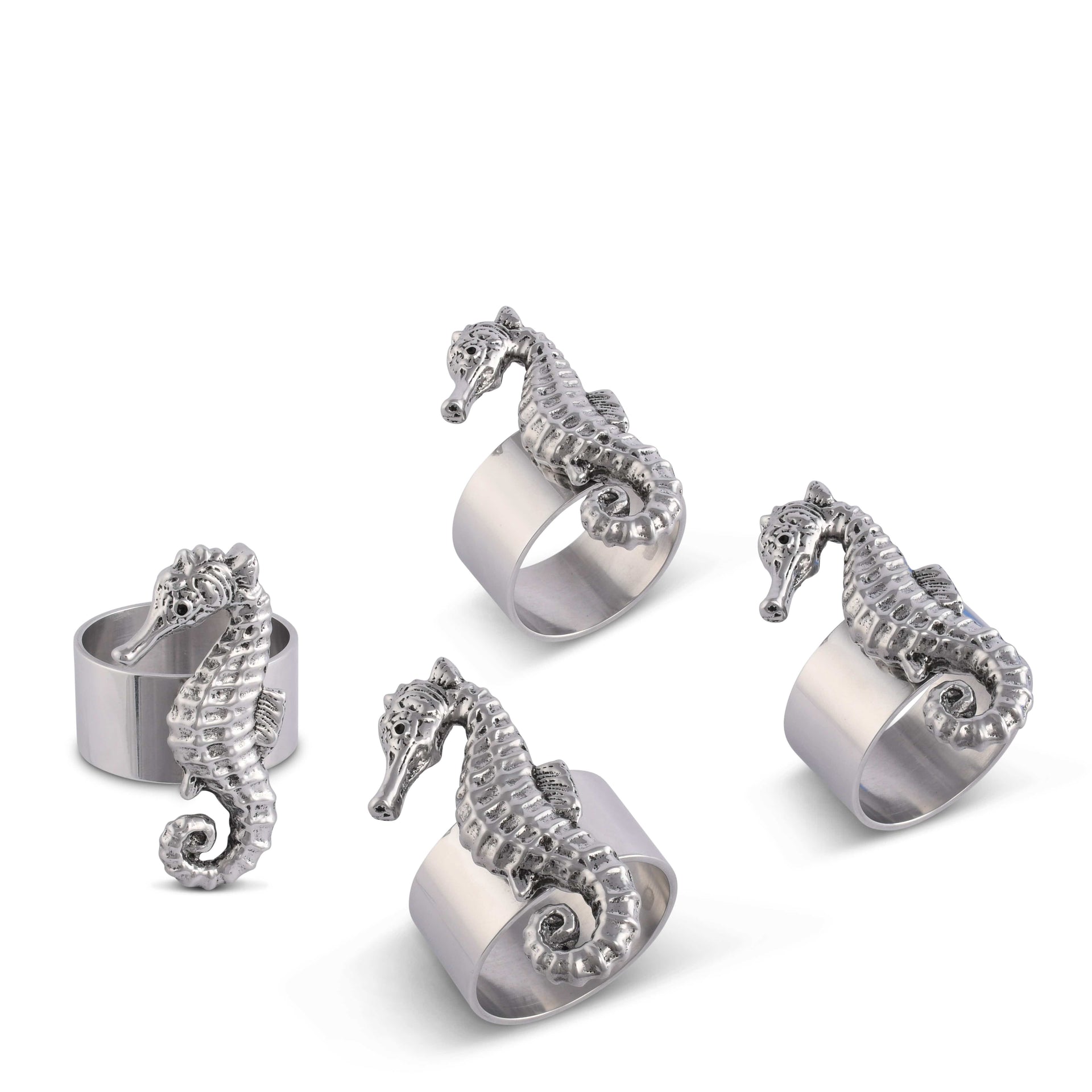 Sea Horse Napkin Rings - set of 4 Arthur Court Designs