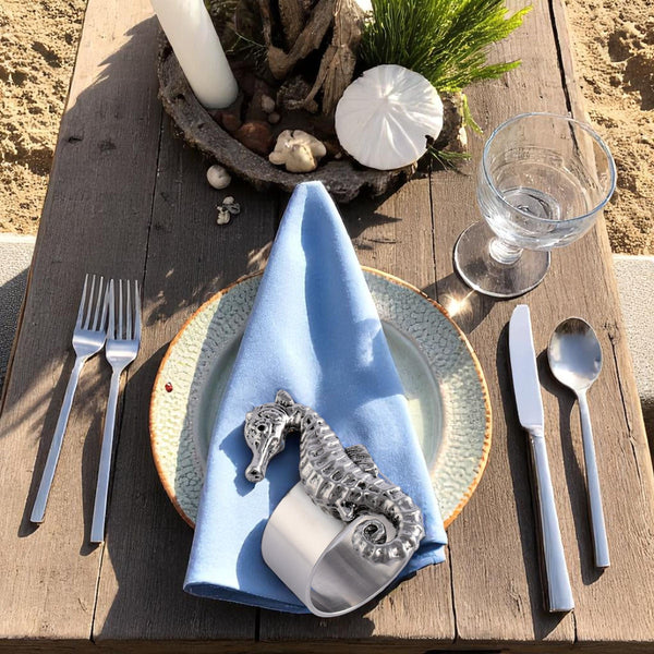 Sea Horse Napkin Rings - set of 4