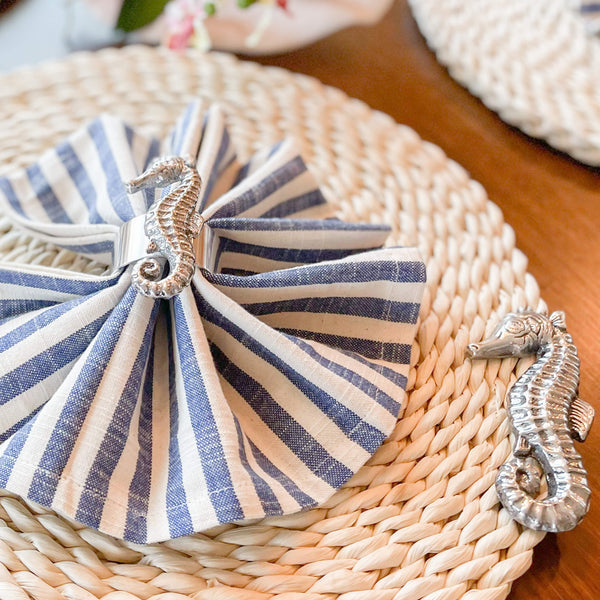 Sea Horse Twisted Seagrass Placemats - set of 4 Arthur Court Designs