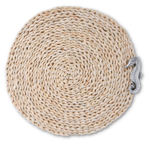 Sea Horse Twisted Seagrass Placemats - set of 4 Arthur Court Designs