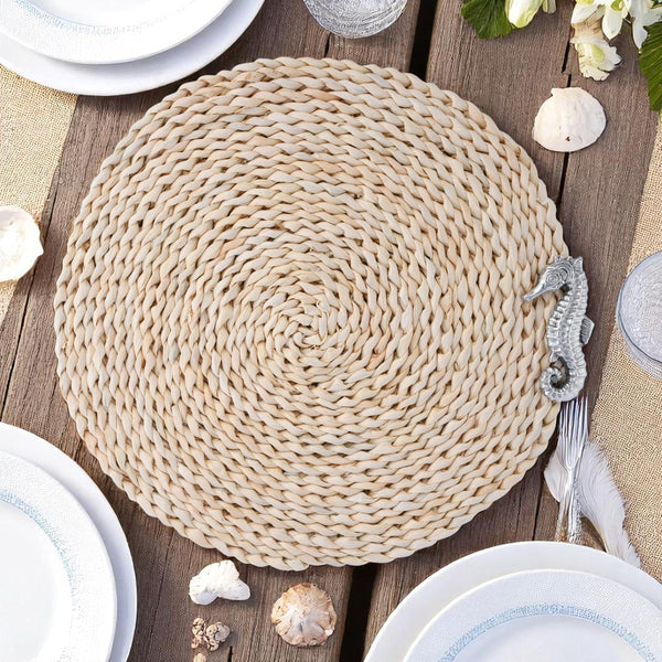 Sea Horse Twisted Seagrass Placemats - set of 4