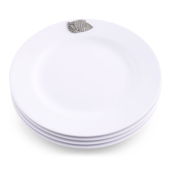 Sea Shell Melamine Lunch Plates - Set of 4 Arthur Court Designs