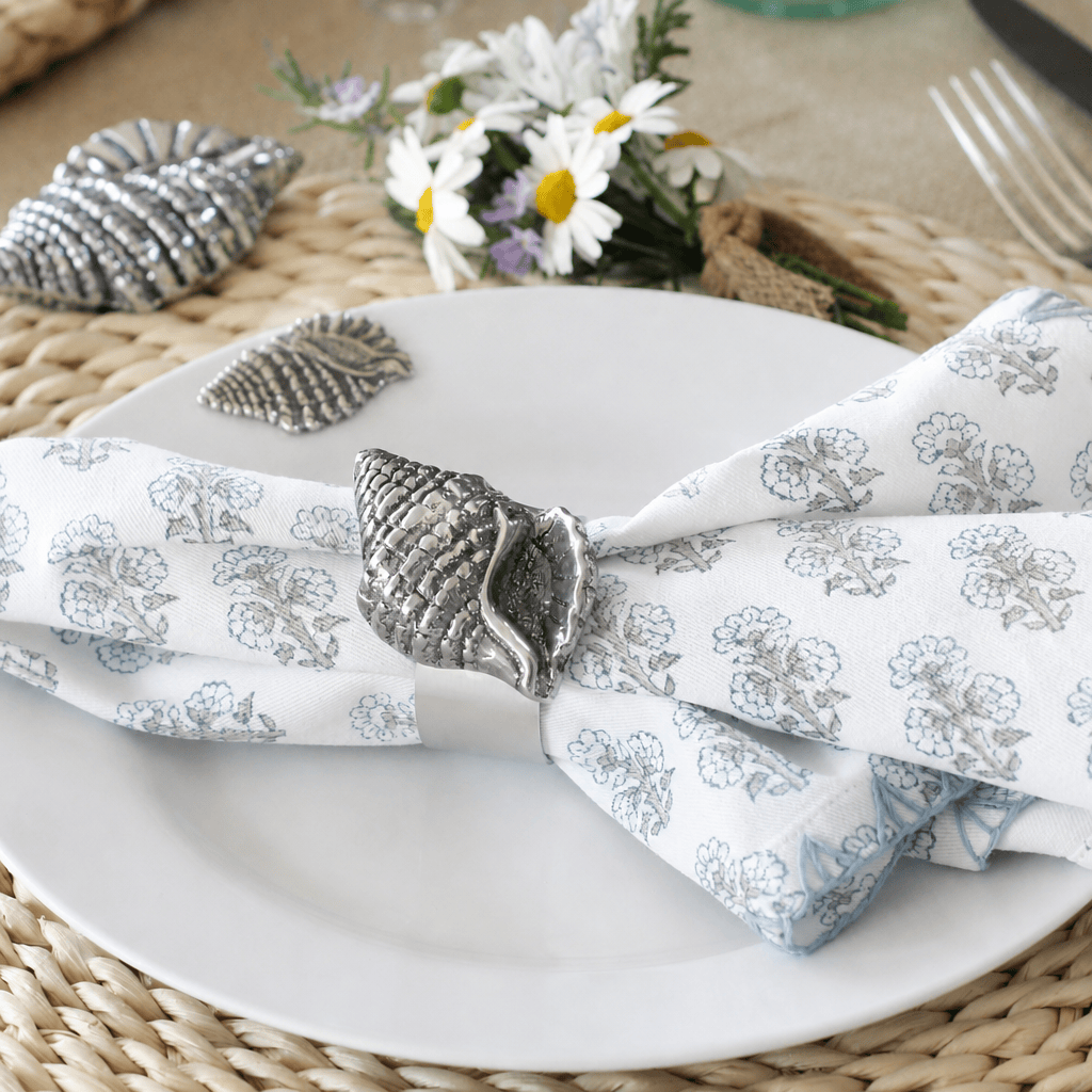Sea Shell Napkin Rings - set of 4