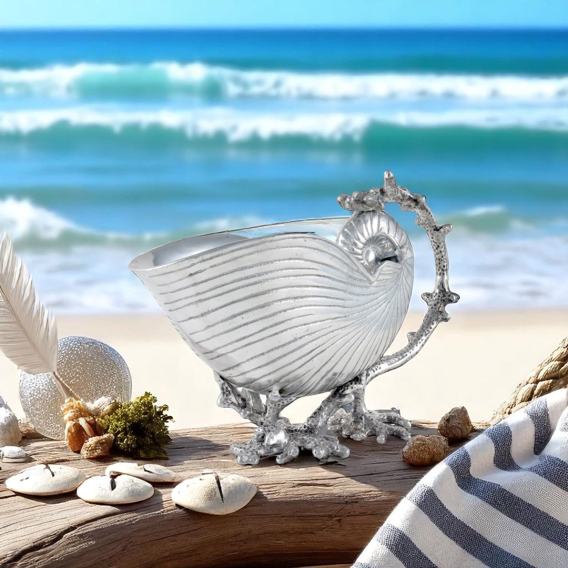 Sea Shell Sauce Bowl Arthur Court Designs