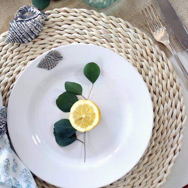 Sea Shell Twisted Seagrass Placemats - set of 4 Arthur Court Designs