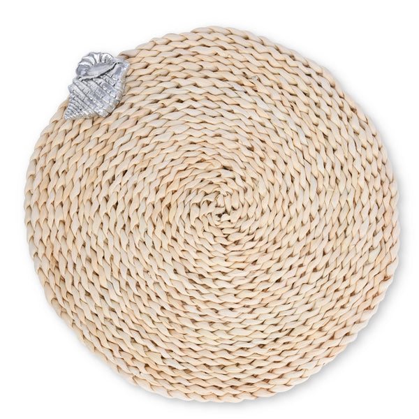 Sea Shell Twisted Seagrass Placemats - set of 4 Arthur Court Designs