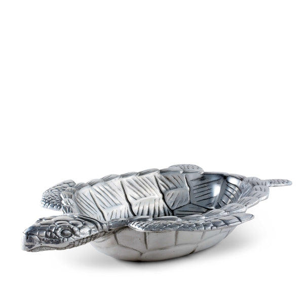Sea Turtle Oval Bowl Arthur Court Designs