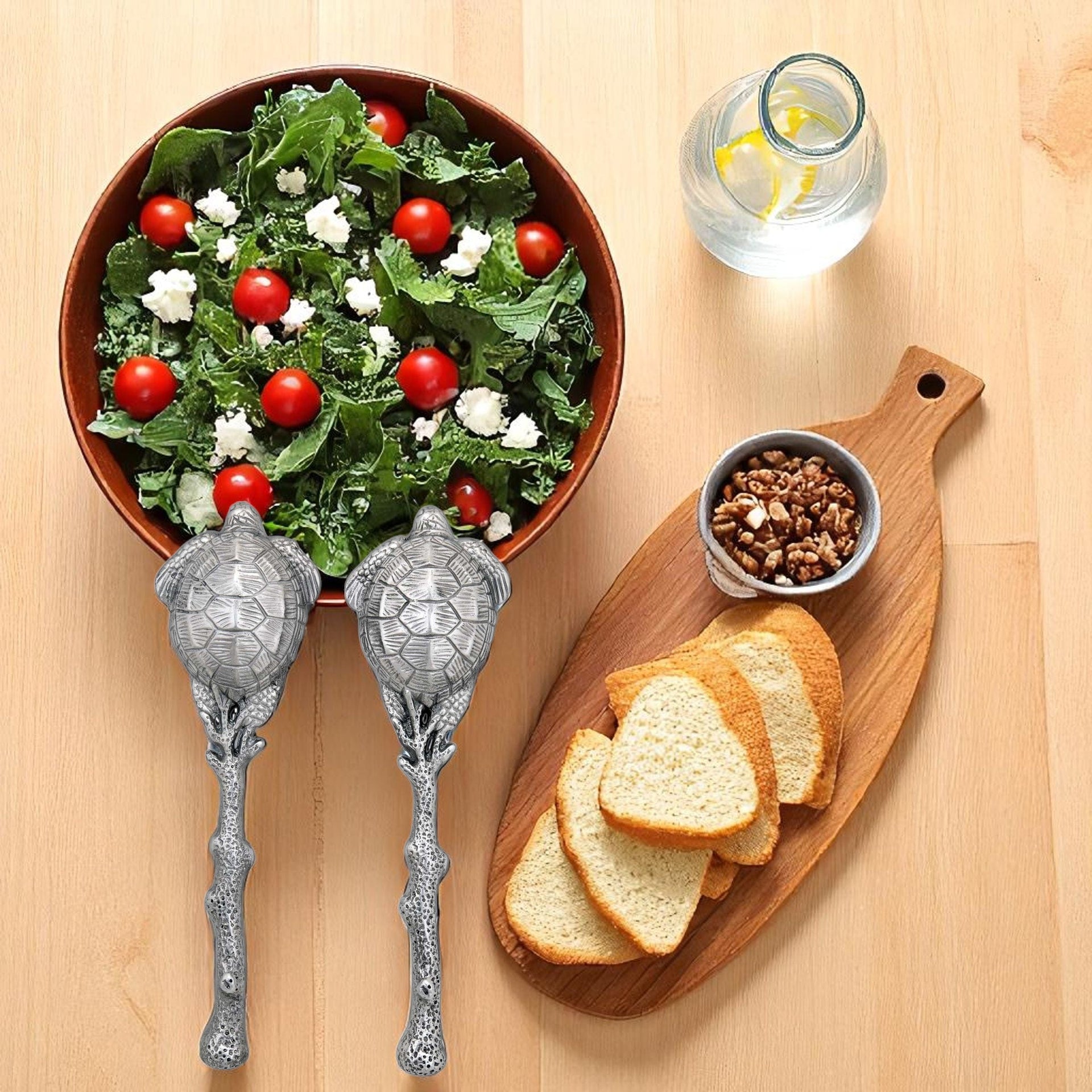 Sea Turtle Salad Servers Arthur Court Designs