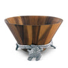 Sea Turtle Wood Salad Bowl