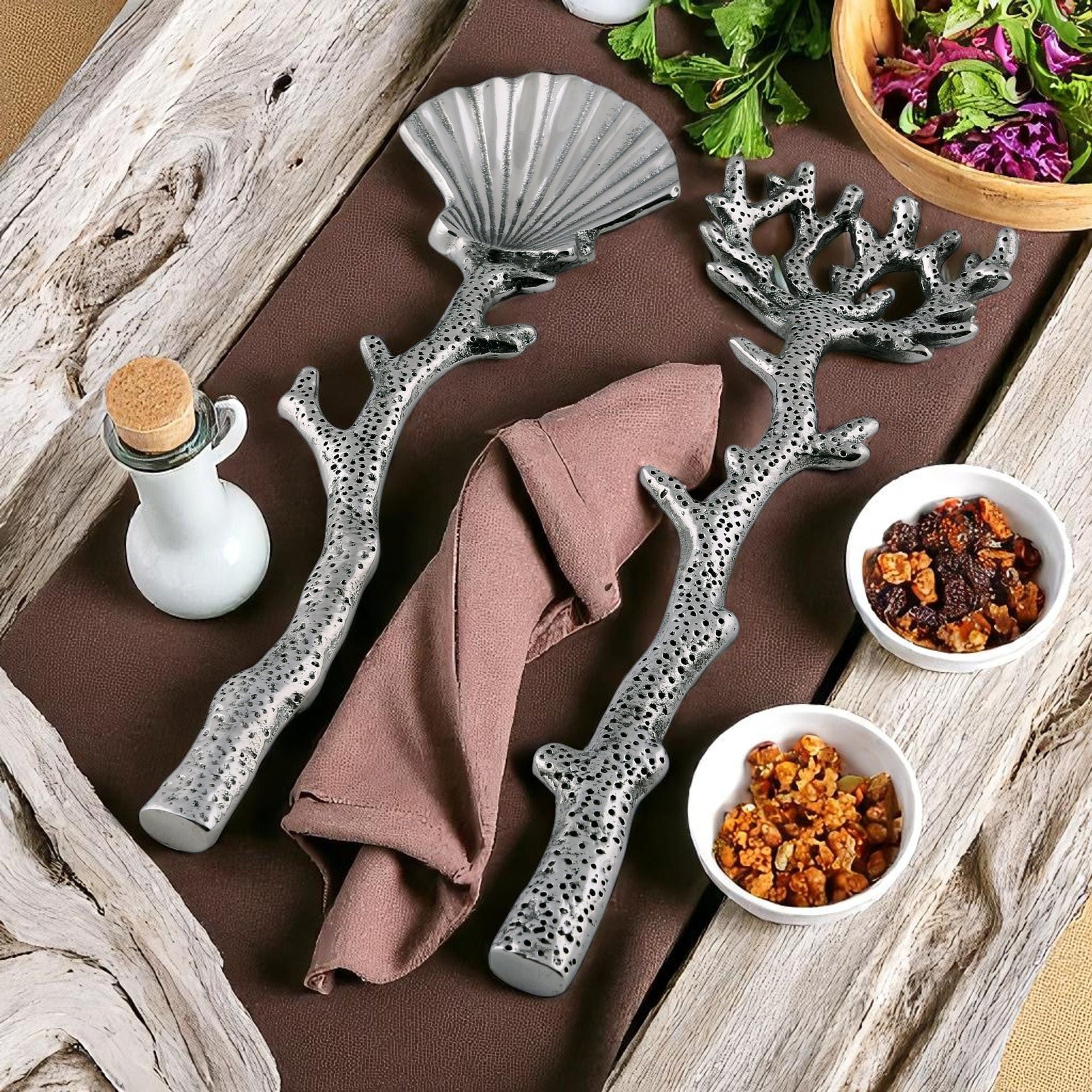 Shell and Sea Life Serving Set Arthur Court Designs