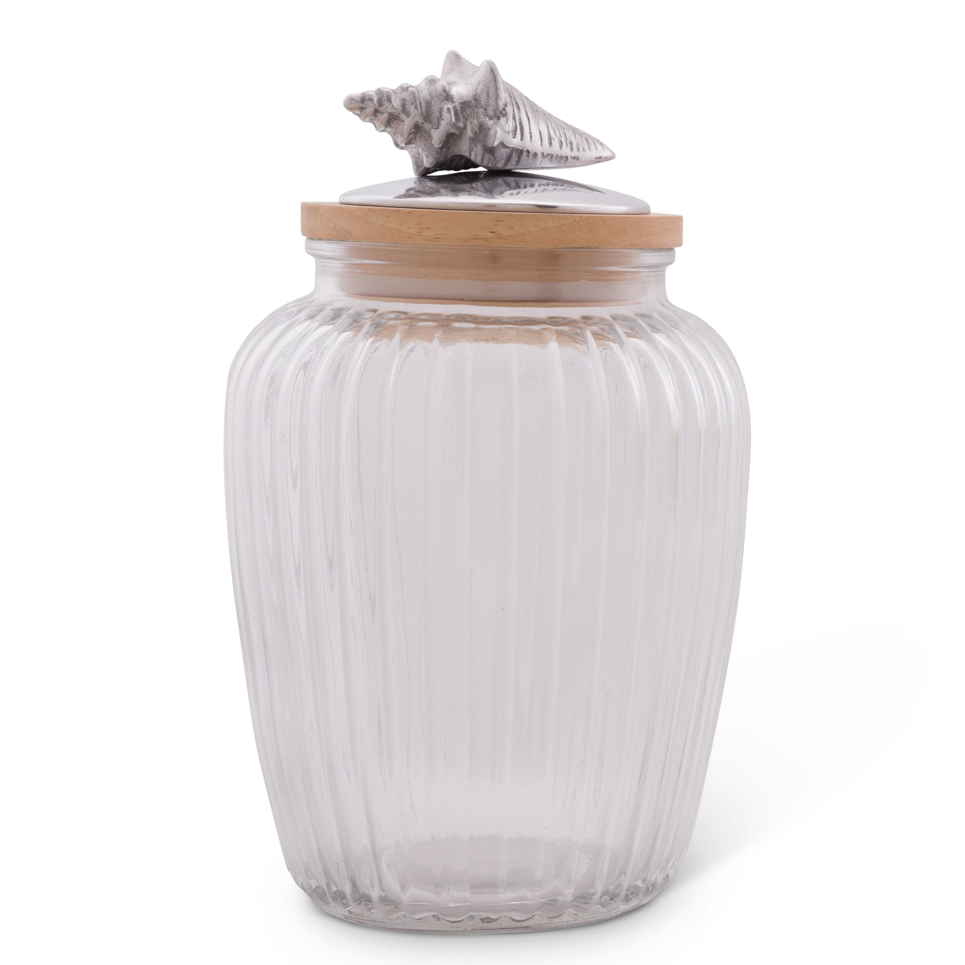 Shell Knob Glass Canisters Arthur Court Designs