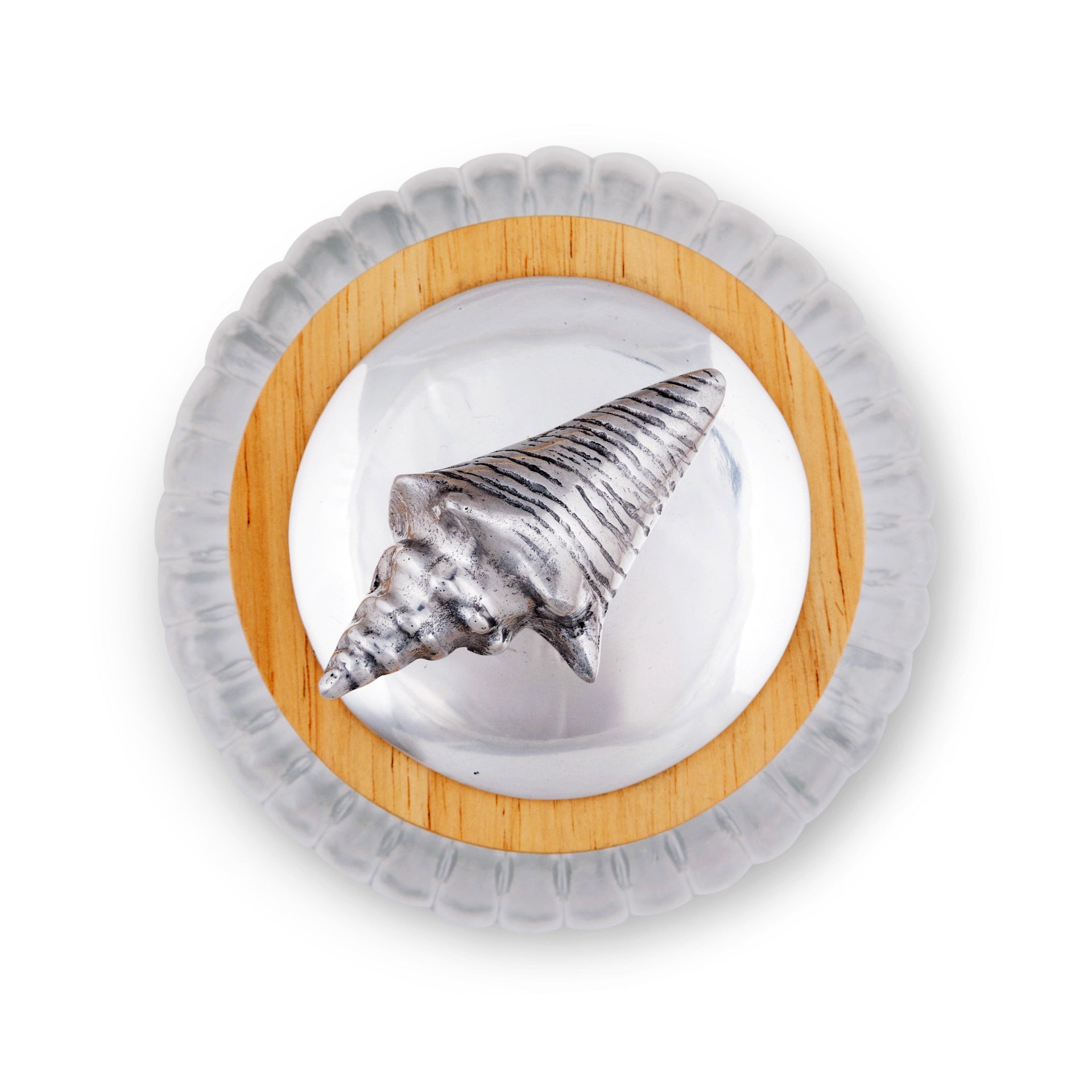 Shell Knob Glass Canisters Arthur Court Designs