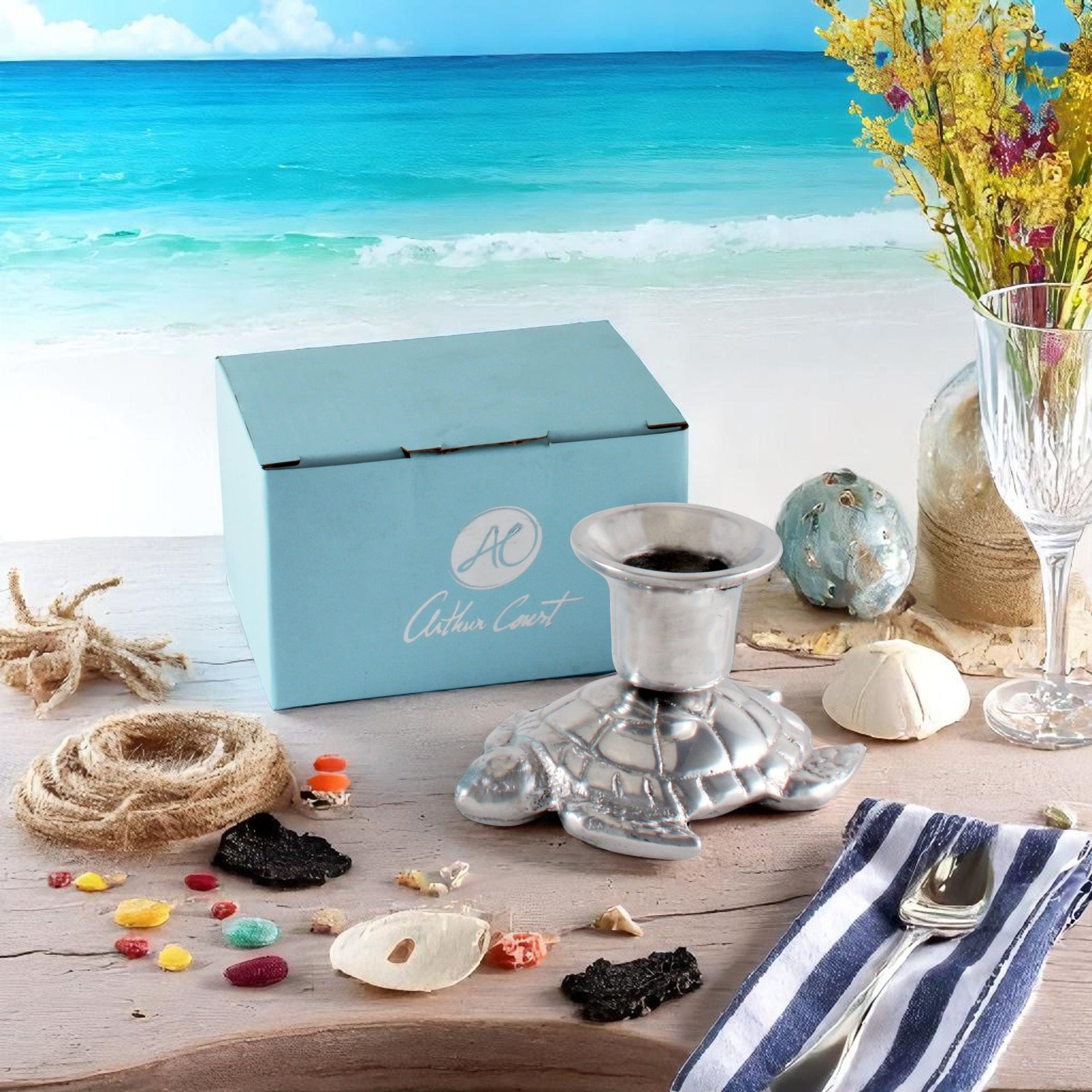 Turtle candle holders