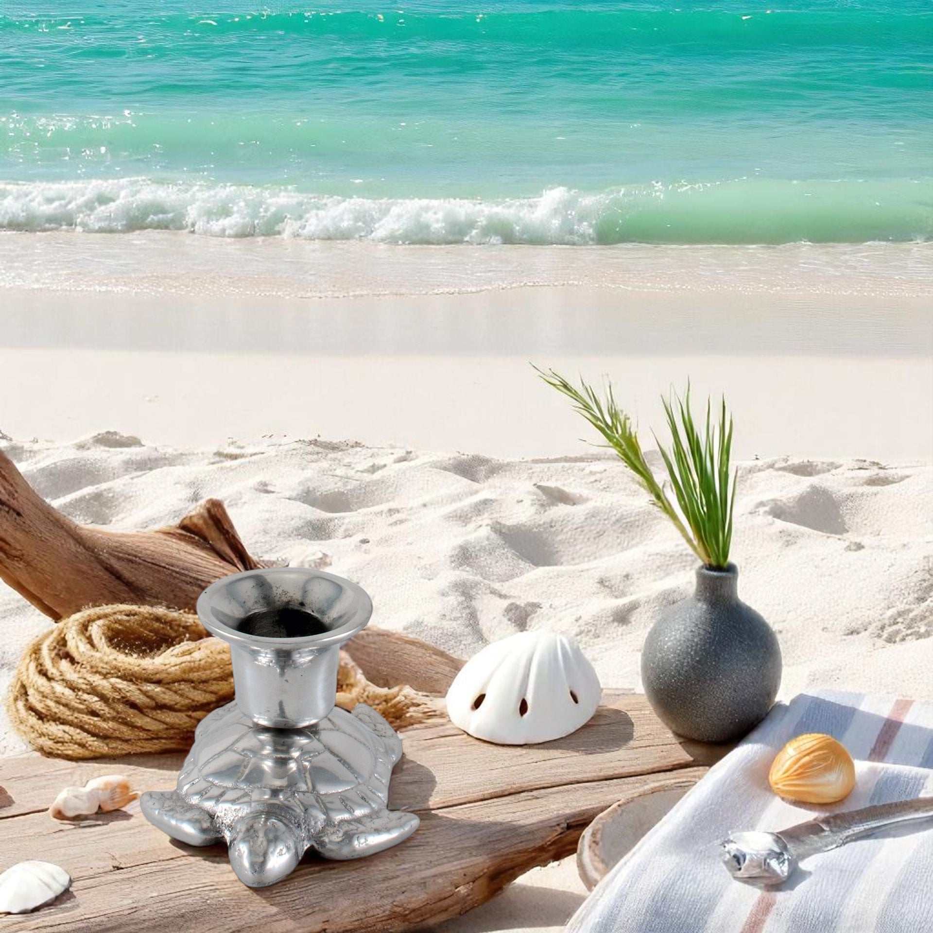 Turtle candle holders Arthur Court Designs