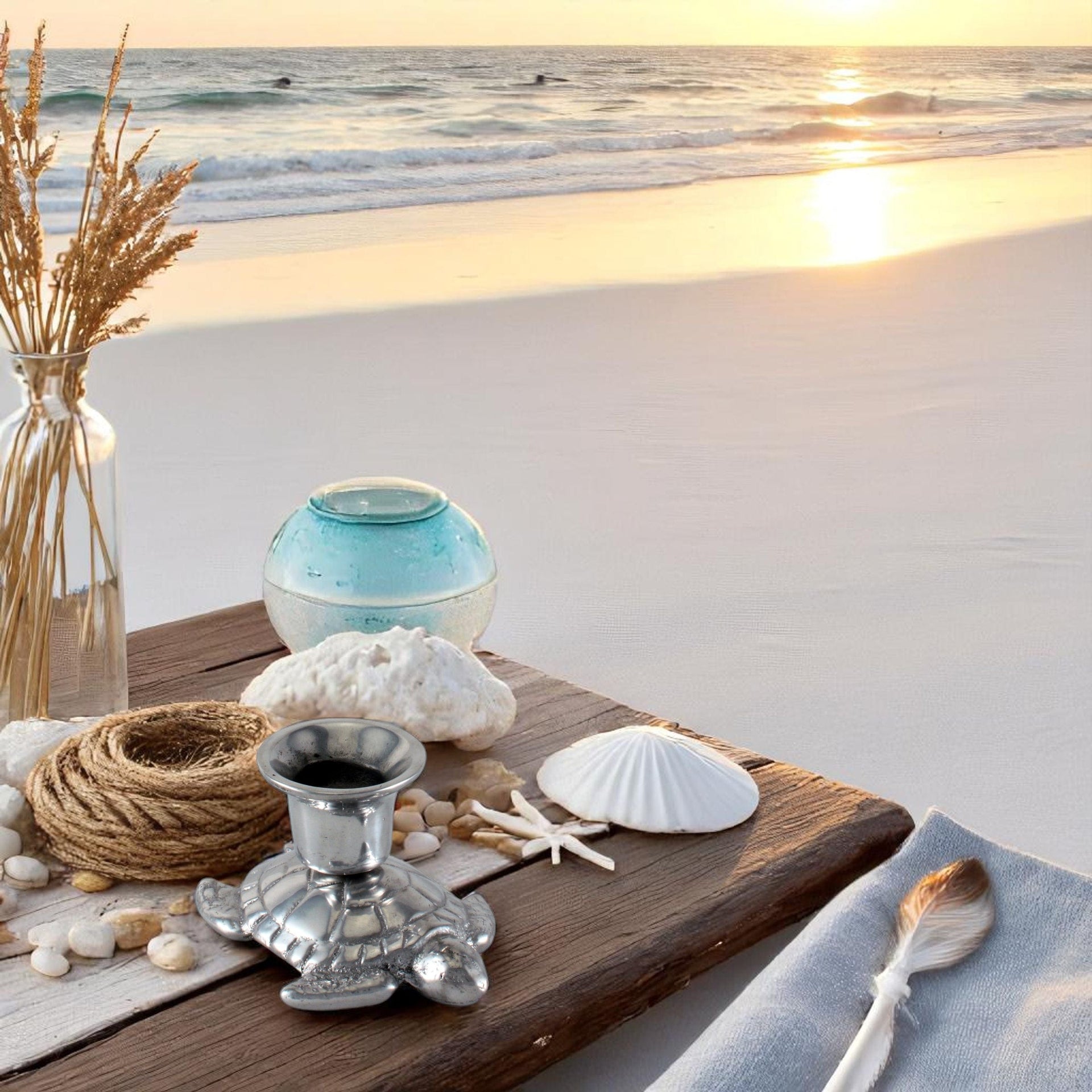 Turtle candle holders Arthur Court Designs