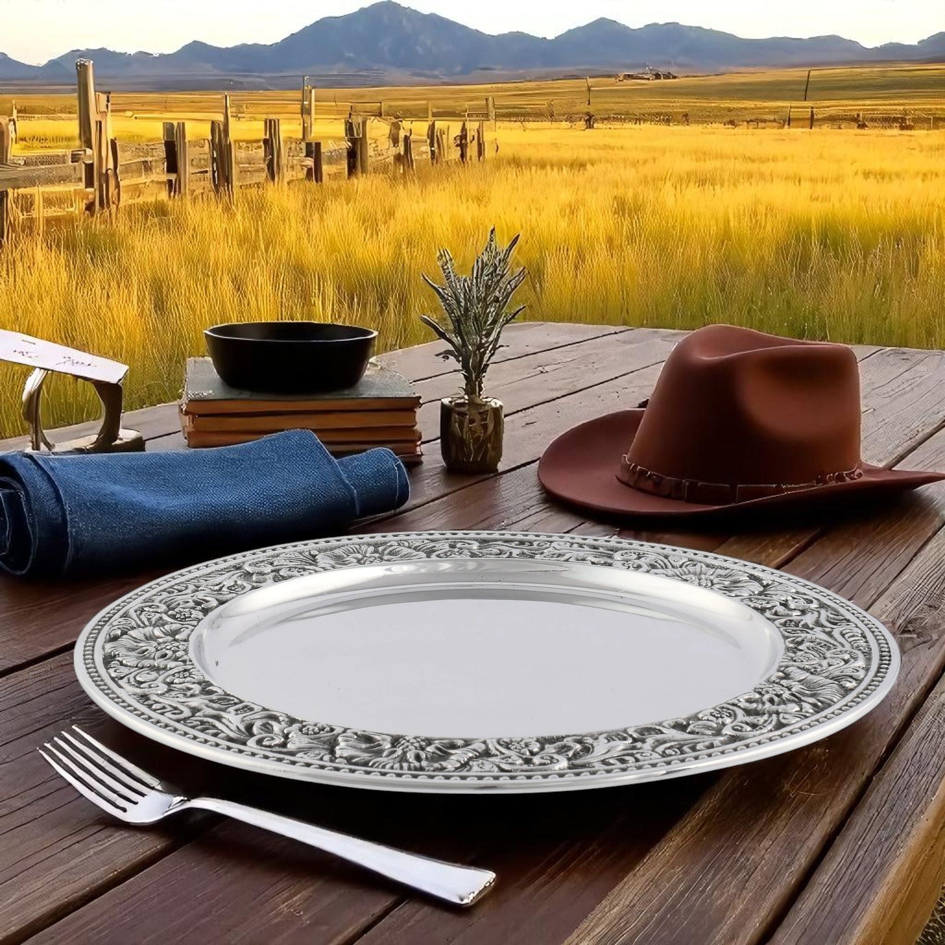 Charger / Overplate - Concho Arthur Court Designs