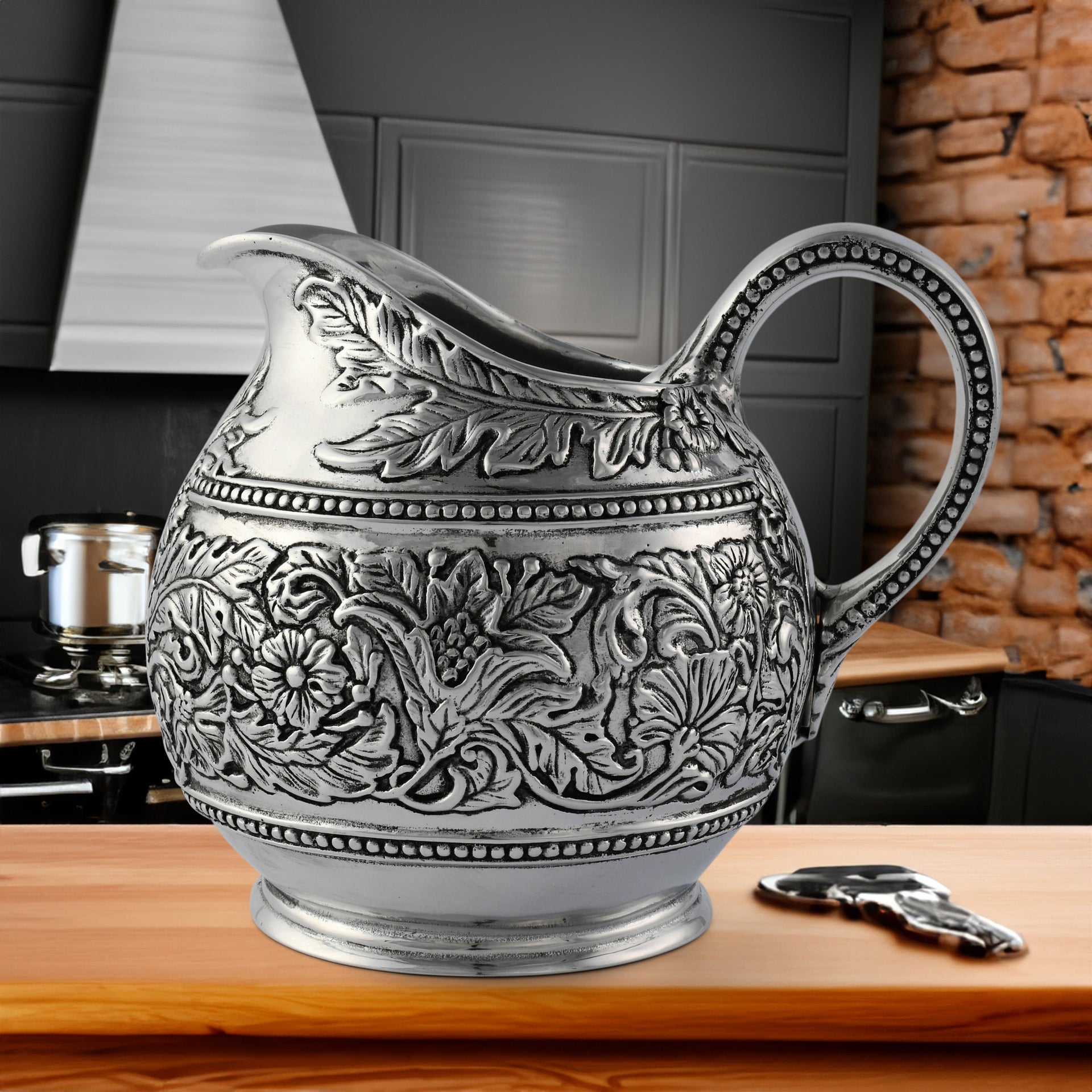 Concho Pattern Pitcher Arthur Court Designs