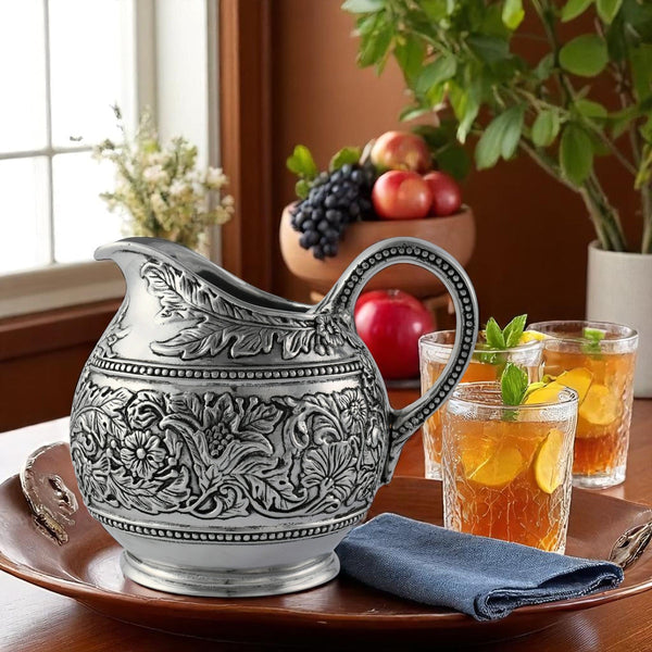 Concho Pattern Pitcher Arthur Court Designs