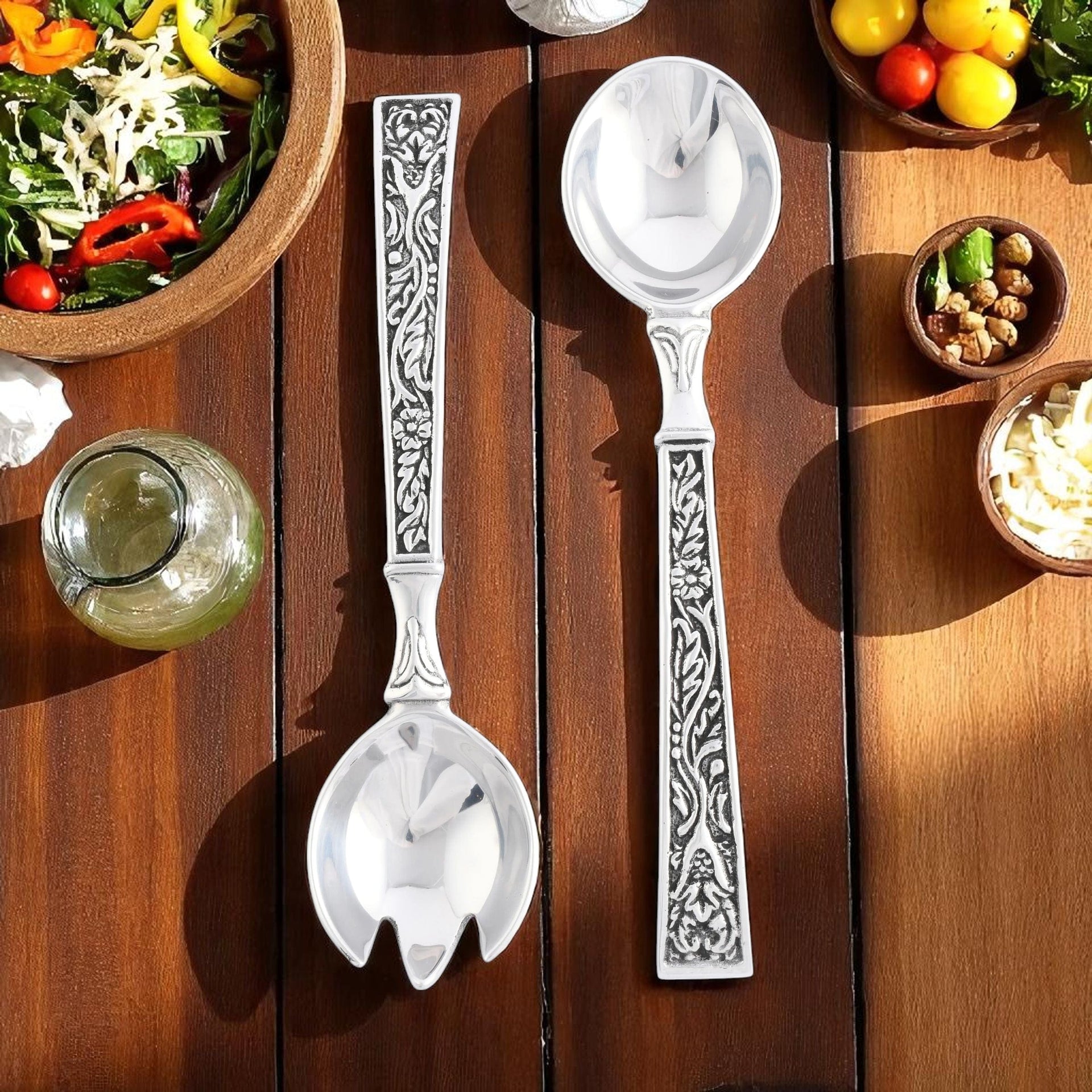 Concho Pattern Serving Set Arthur Court Designs