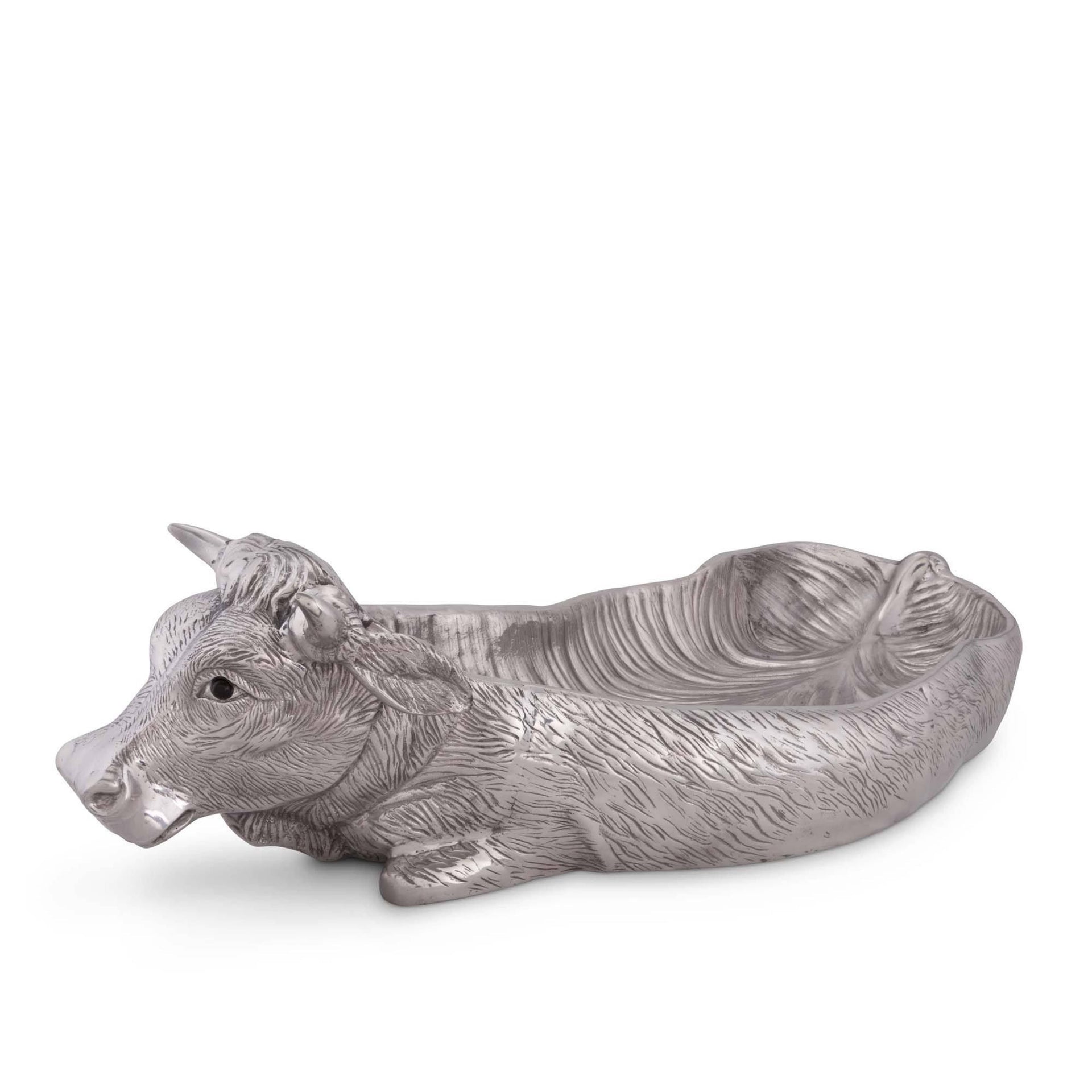 Cow Carving Serving Tray Arthur Court Designs