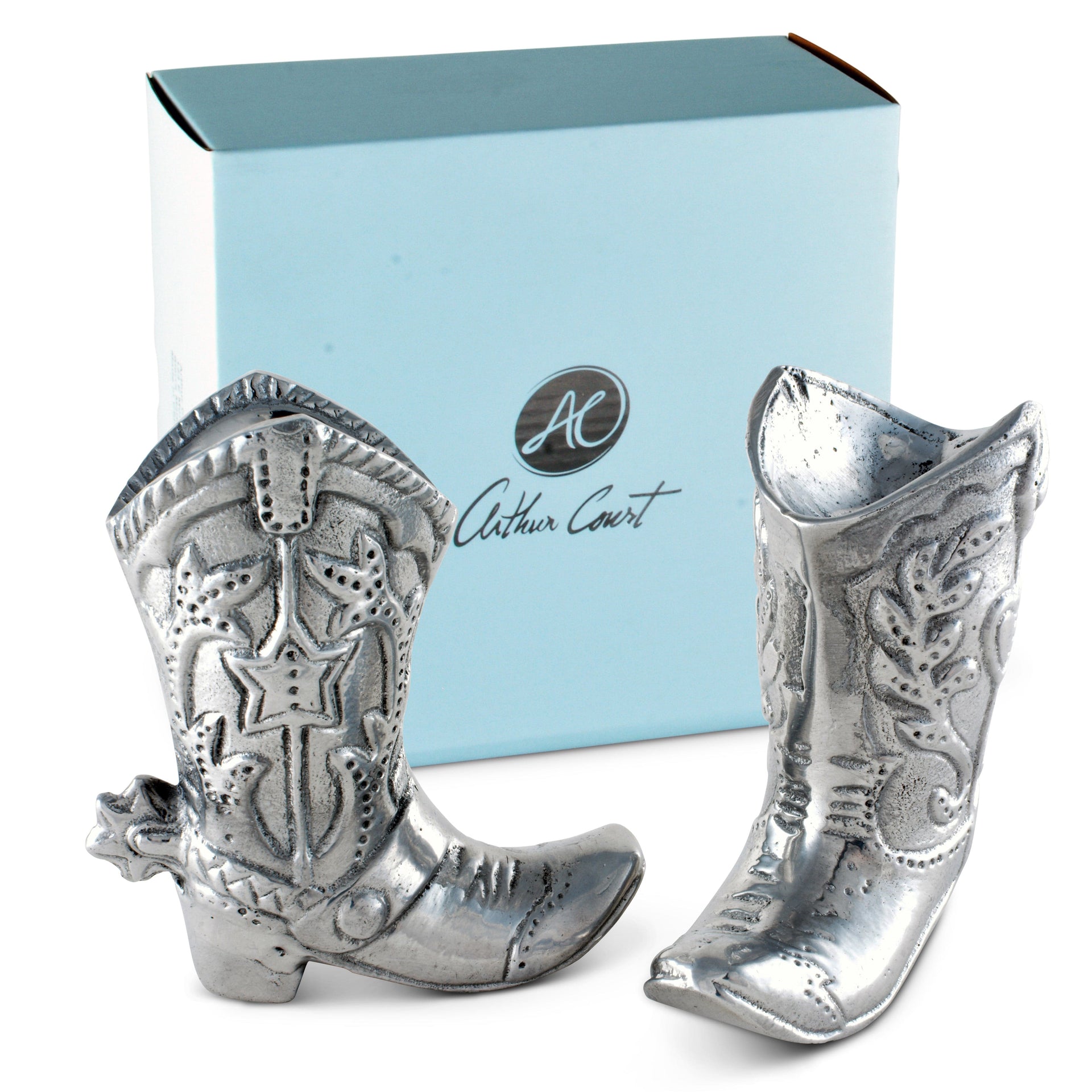 Cowboy Boot Salt and Pepper Set Arthur Court Designs
