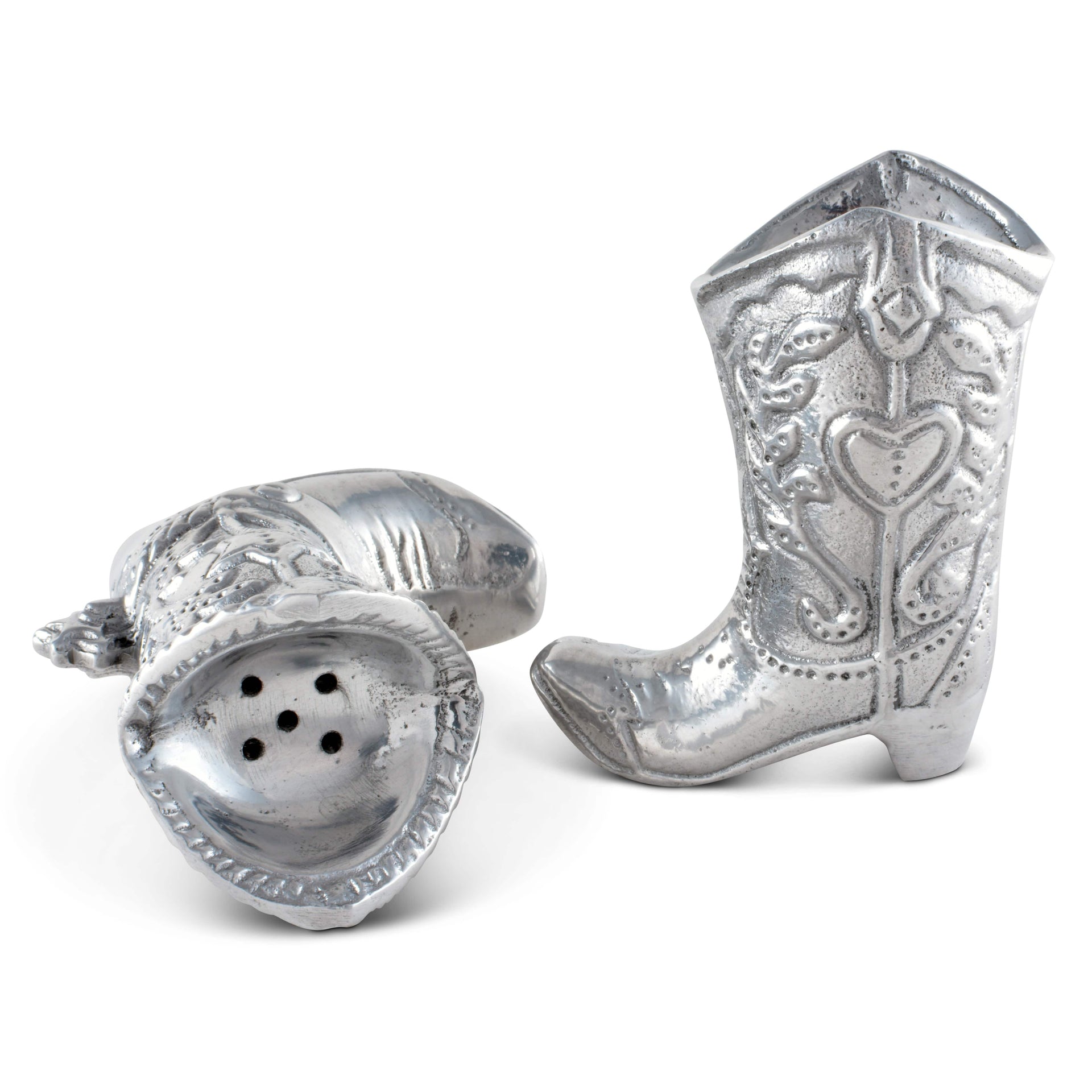 Cowboy Boot Salt and Pepper Set Arthur Court Designs