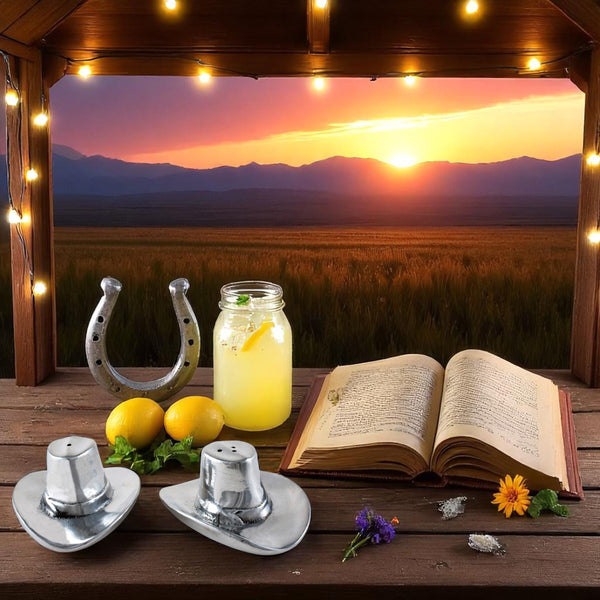 Cowboy Hat Salt and Pepper Set