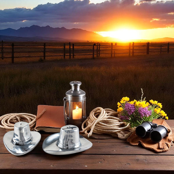 Cowboy Hat Salt and Pepper Set