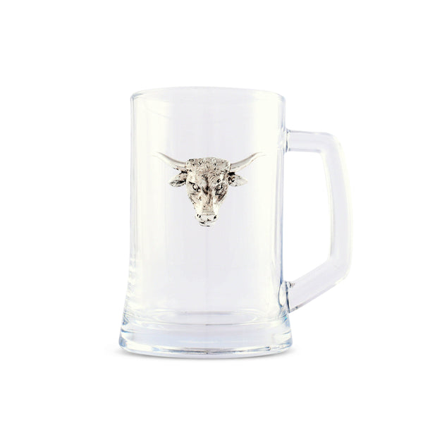 Longhorn Beer Mugs - Set of 2 Arthur Court Designs