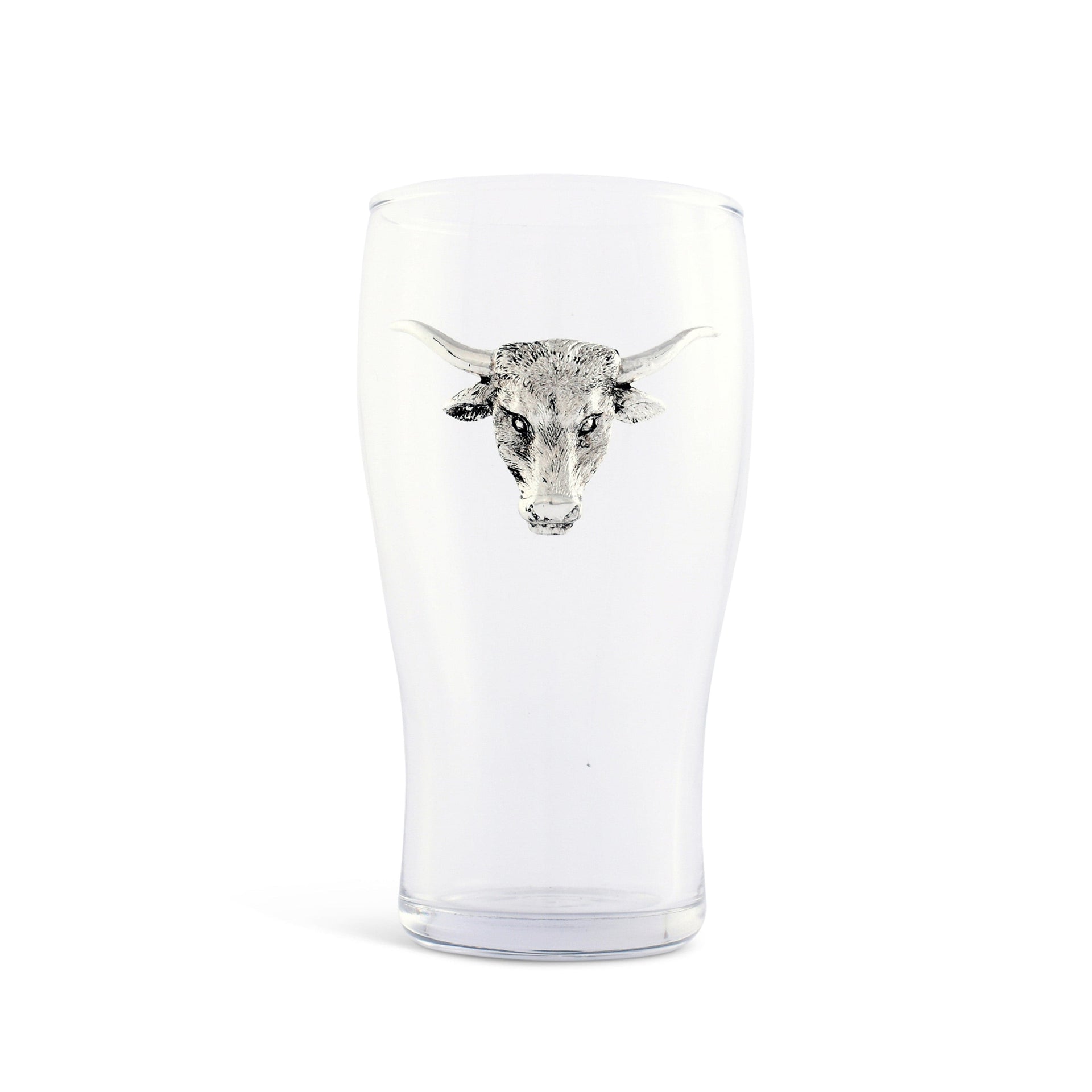 Longhorn Beer Pint Glasses - Set of 4 Arthur Court Designs