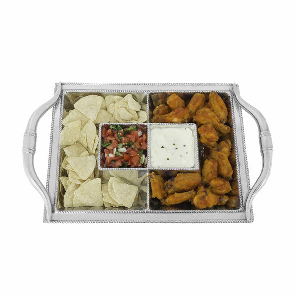 Longhorn Entertainment Tray Arthur Court Designs