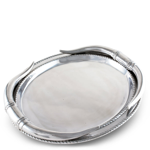 Longhorn Oval Platter Arthur Court Designs