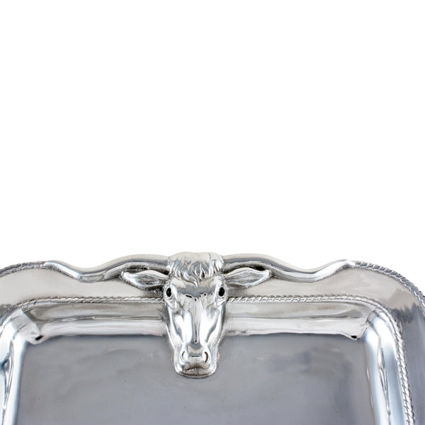 Longhorn Platter Large Arthur Court Designs