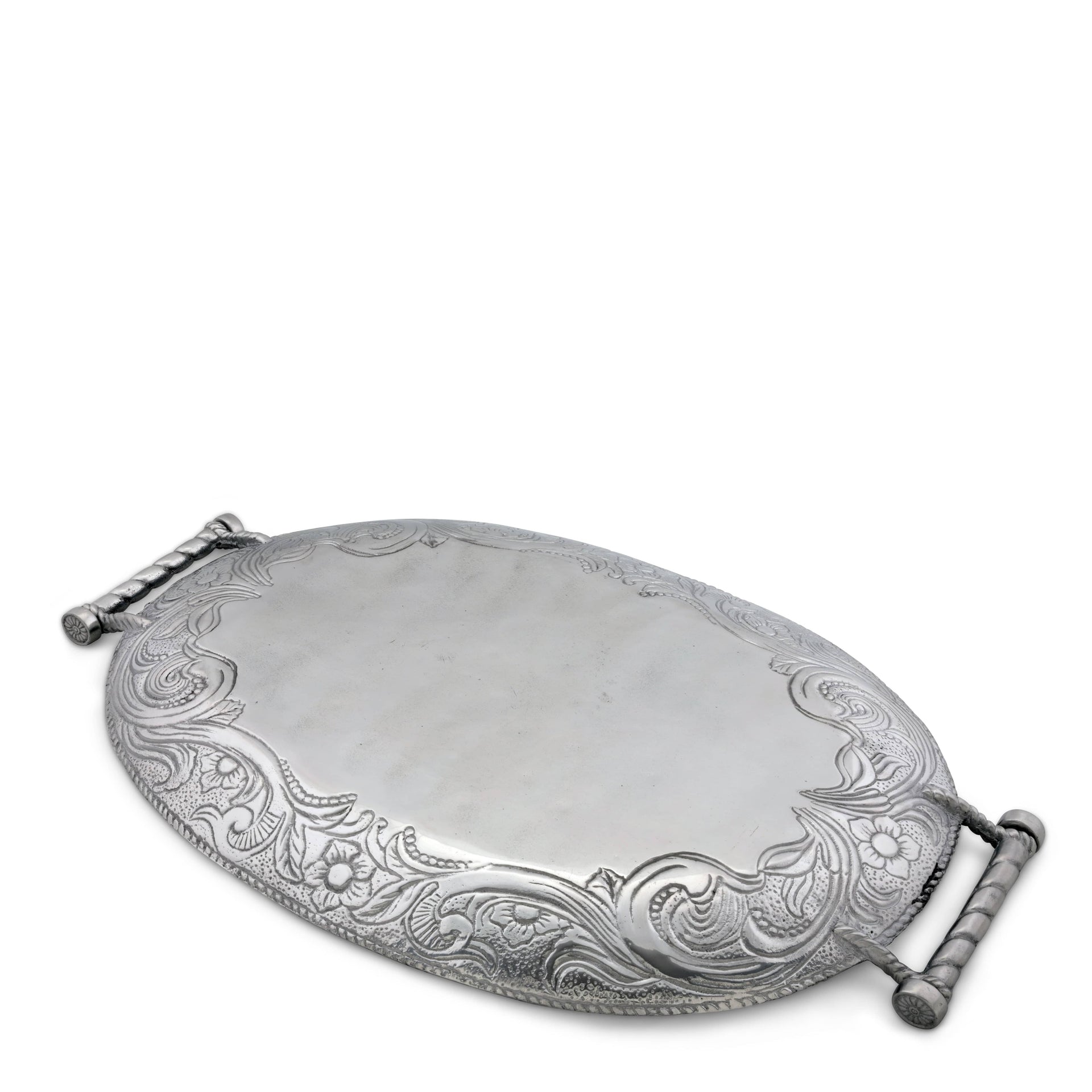 Western Leather Serving Tray Arthur Court Designs