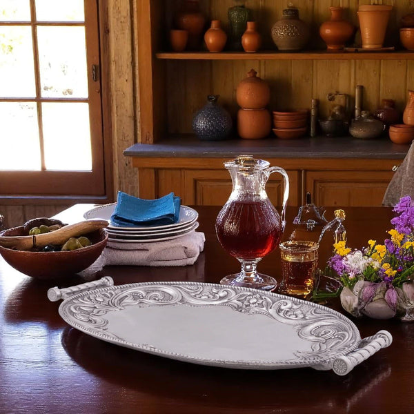 Western Leather Serving Tray