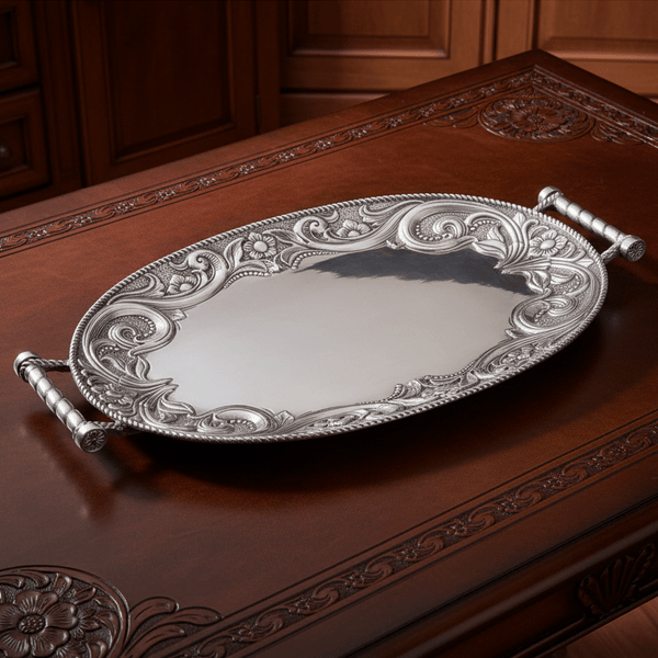 Western Leather Serving Tray
