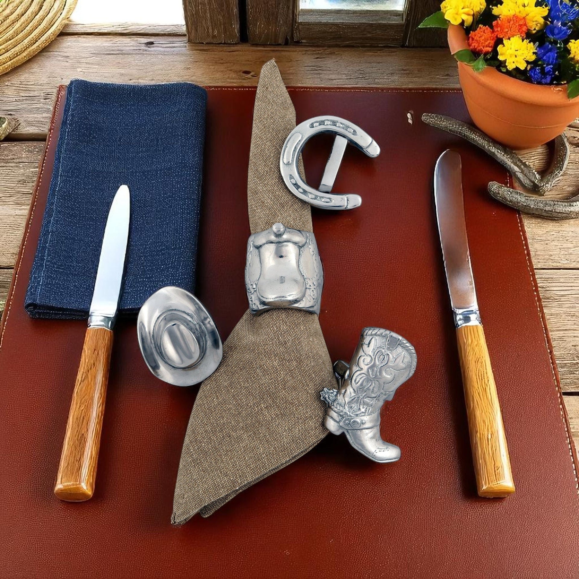 Western Napkin Rings Arthur Court Designs