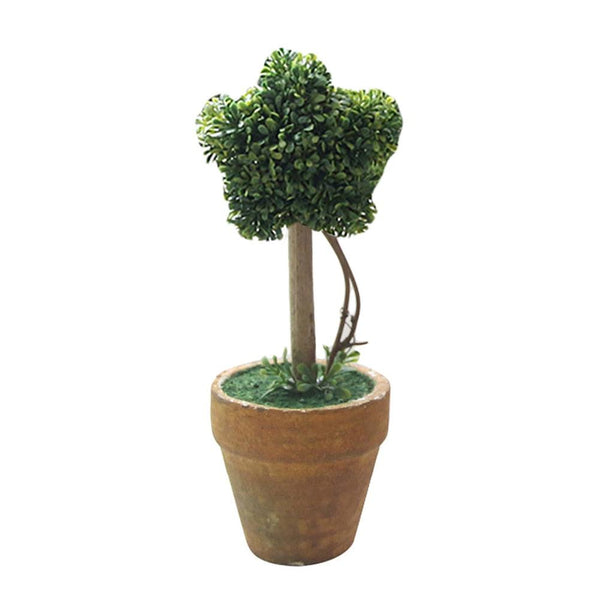 Artificial 1 Pc Heart Star Round Potted Decor  Bonsai  Ornament Home Garden Wedding Party Decor Home Decoration