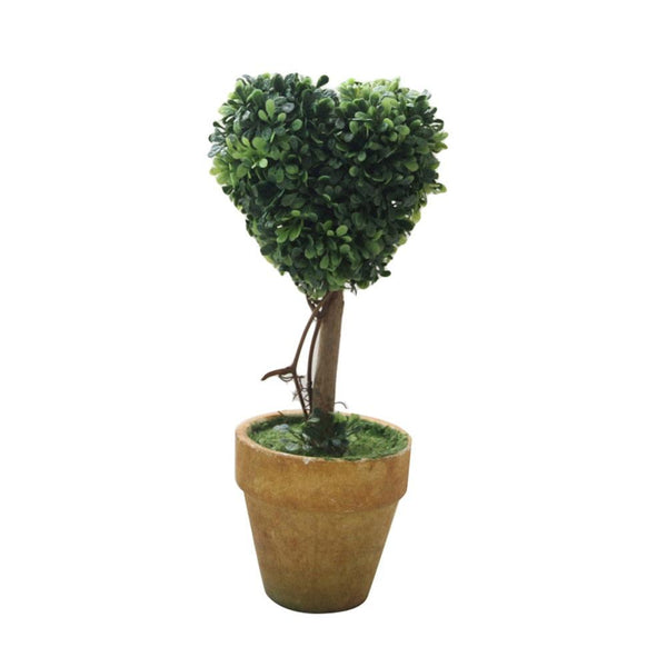 Artificial 1 Pc Heart Star Round Potted Decor  Bonsai  Ornament Home Garden Wedding Party Decor Home Decoration