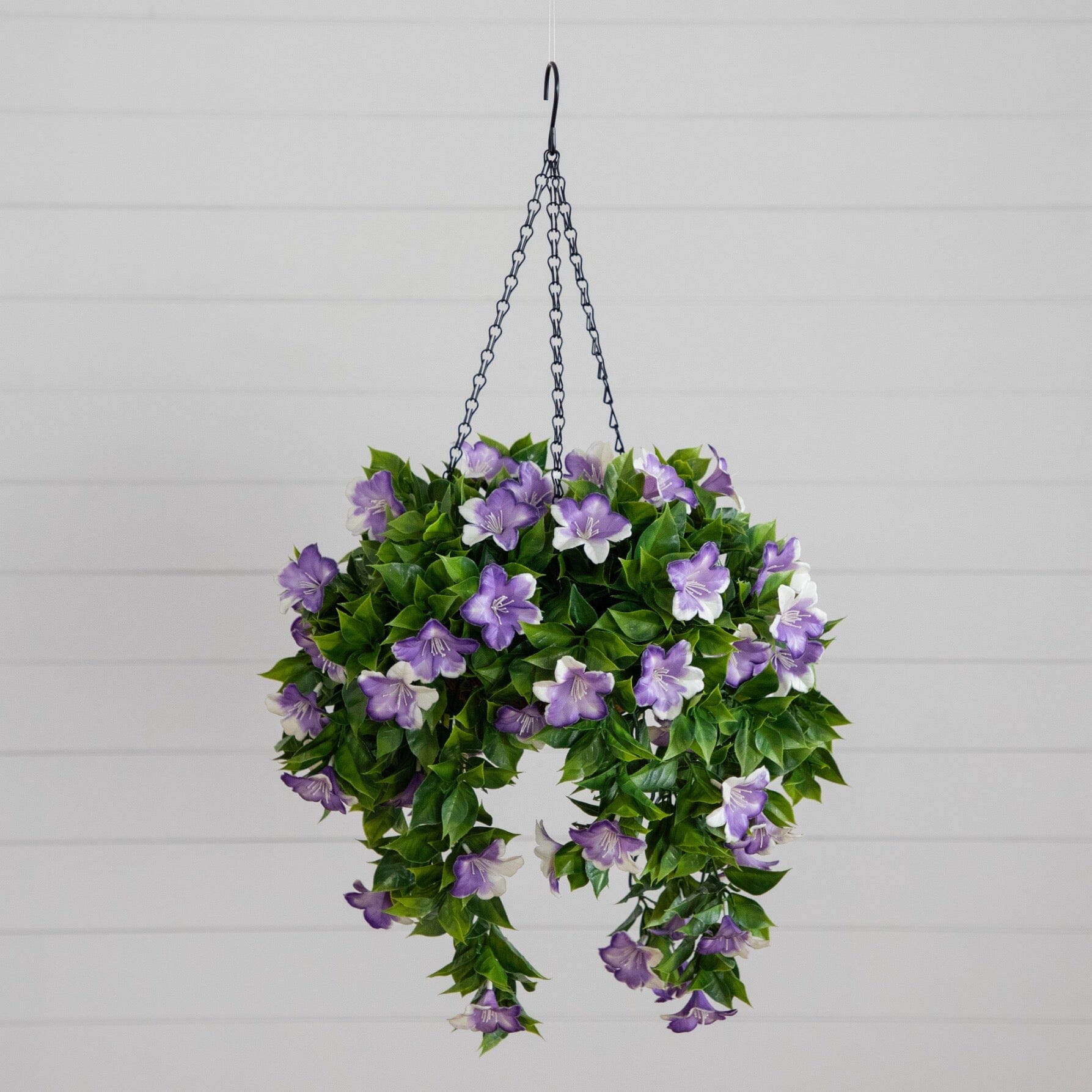 27” UV Resistant Artificial Azalea Hanging Basket (Indoor/Outdoor)