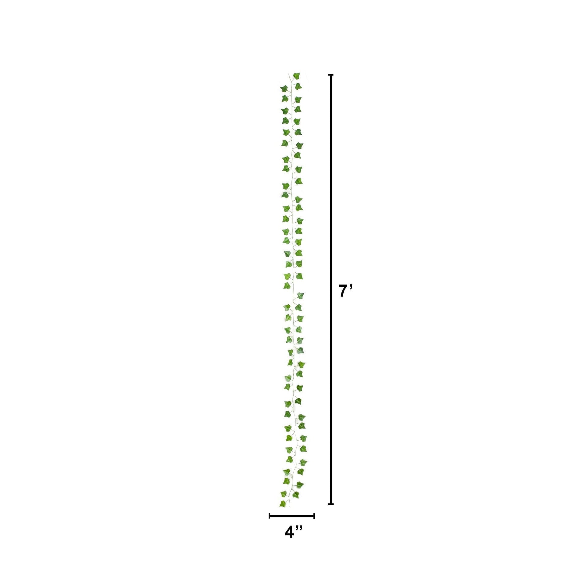 7’ Artificial Ivy Vine Garland - Set of 24