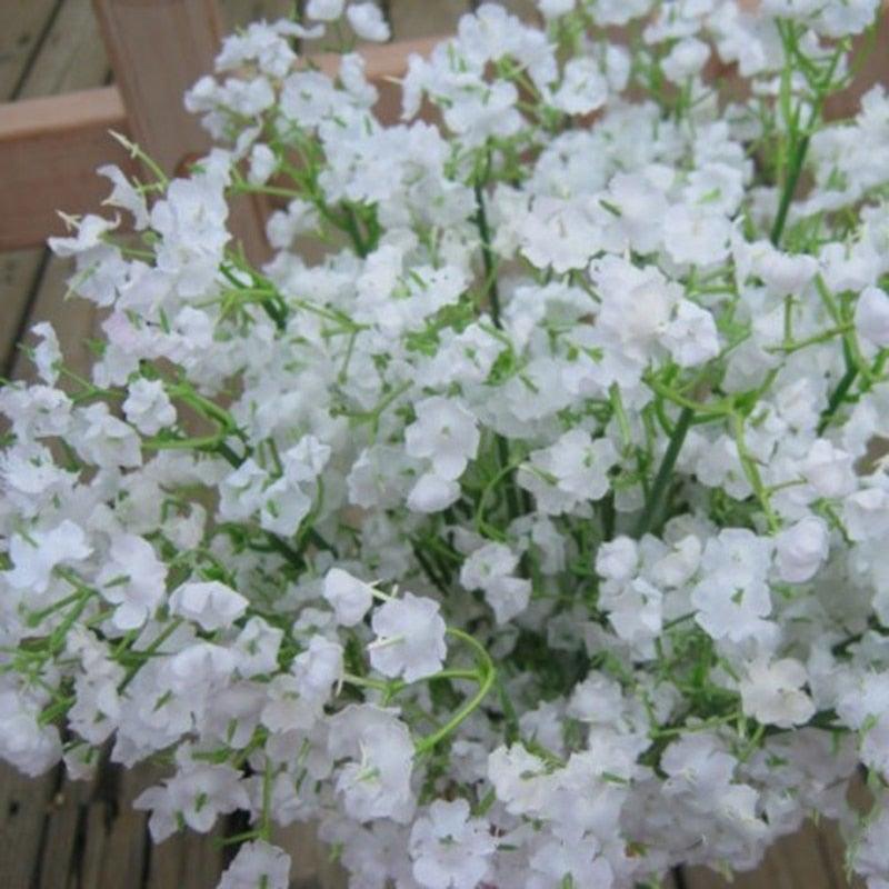 Artificial Baby Breath Gypsophila Flowers Bouquets Fake Silicone Plant Floral Bouquets Arrangement For Wedding Home Hotel Party Decoration