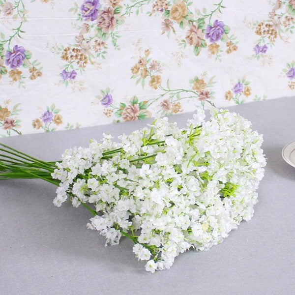 Artificial Baby Breath Gypsophila Flowers Bouquets Fake Silicone Plant Floral Bouquets Arrangement For Wedding Home Hotel Party Decoration