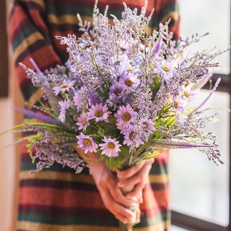 Artificial Silk Bouquet Country Flowers 20