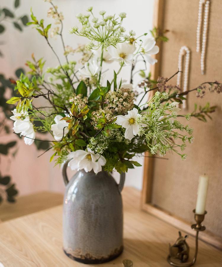 Artificial Flower Bouquet Spring Daisy Greenery Mix 24