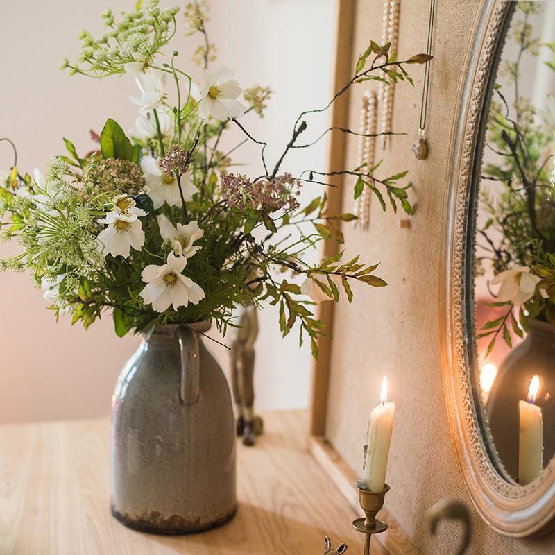 Artificial Flower Bouquet Spring Daisy Greenery Mix 24